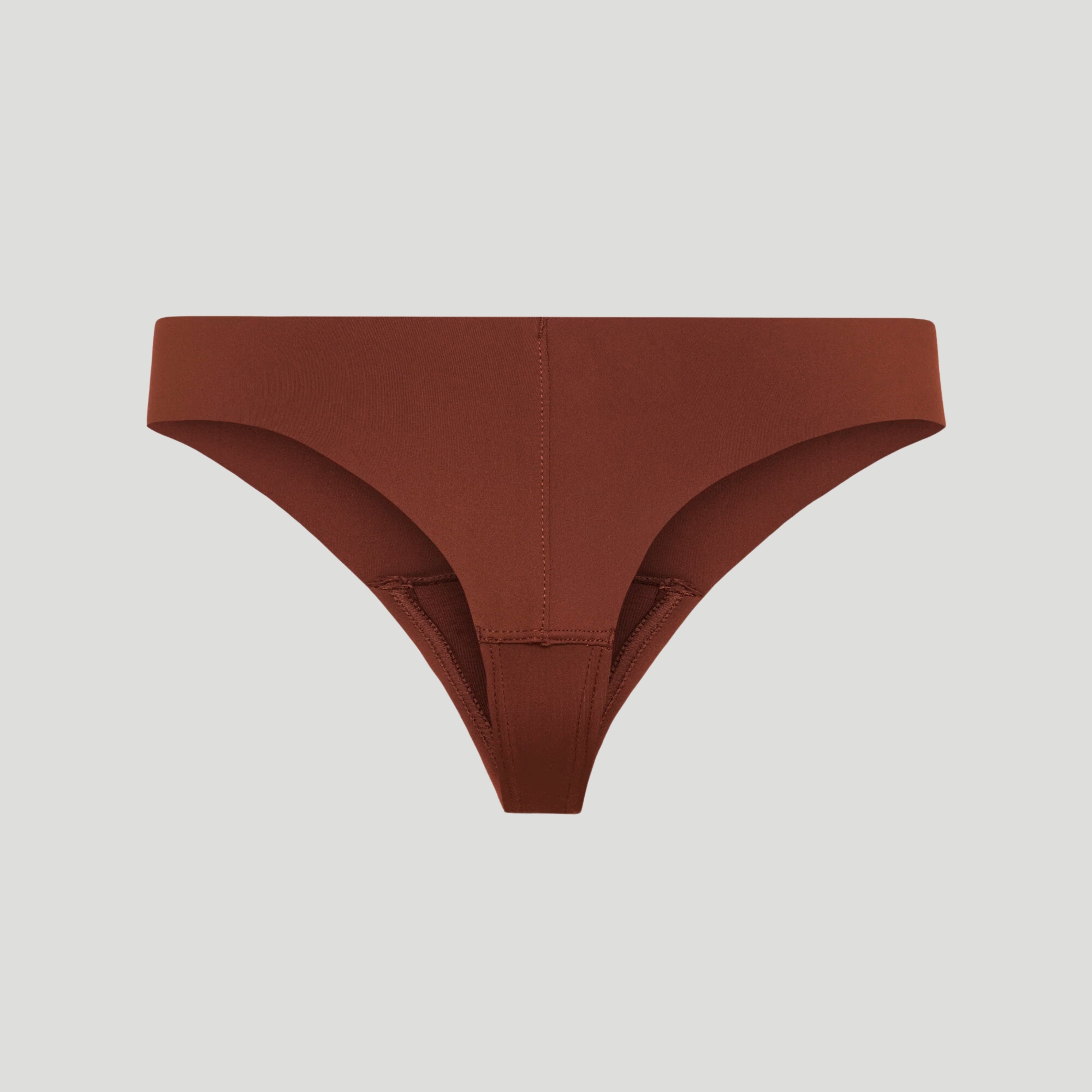 Tanga invisible con punta de camello de tiro alto Olora