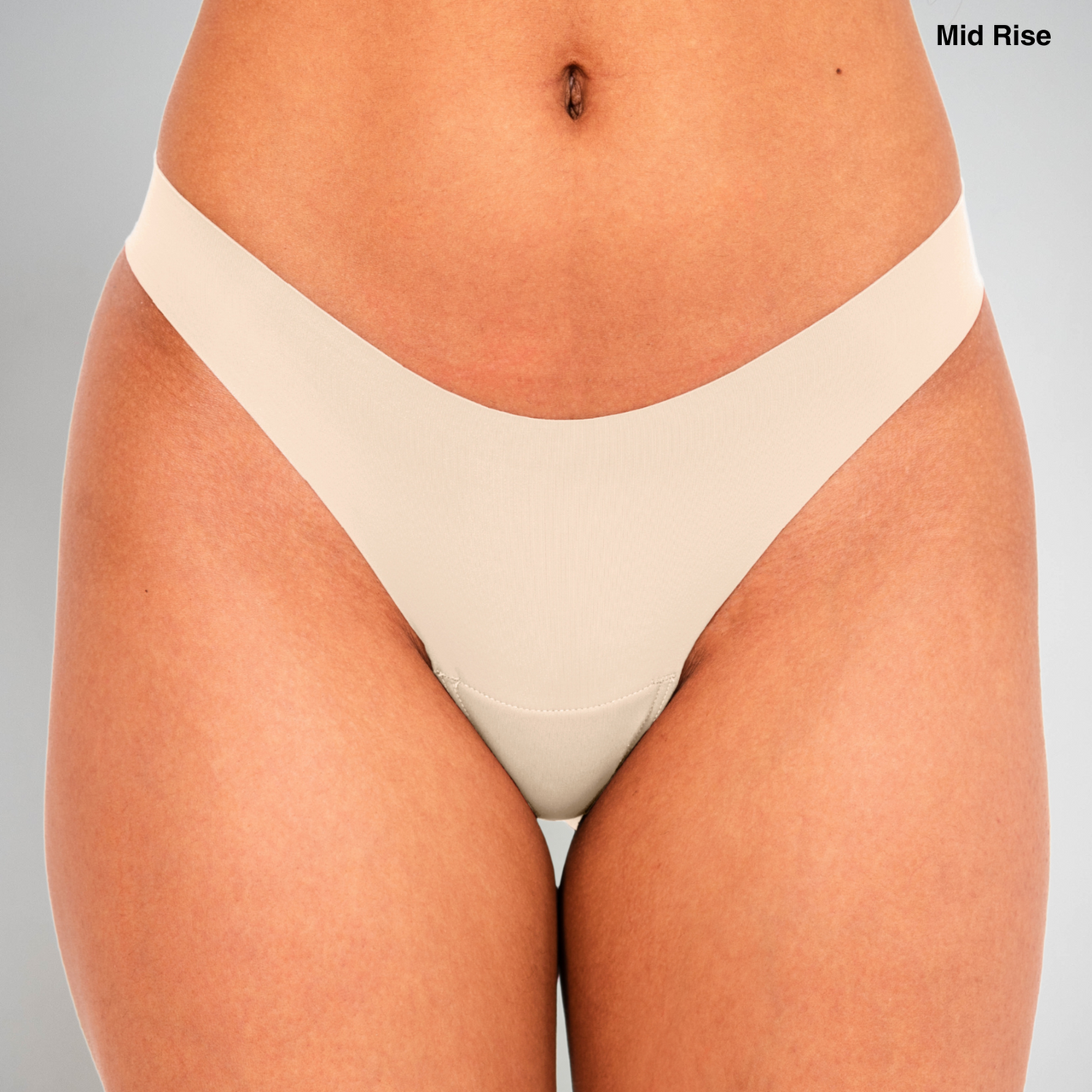 Olora Invisible Camel Toe Thong Mid Rise