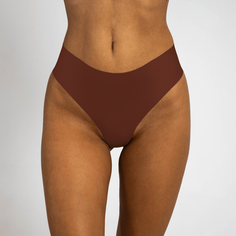 Aura Invisible Camel Toe Thong High Rise