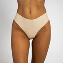 Tanga invisible con punta de camello de tiro alto Olora