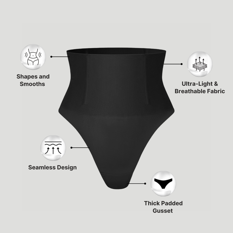 Tummy Control Camel Toe Proof Thong